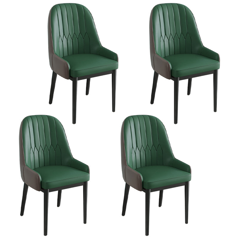 Silla de comedor de estilo escandinavo de metal Parsons Silla auxiliar de comedor para restaurante