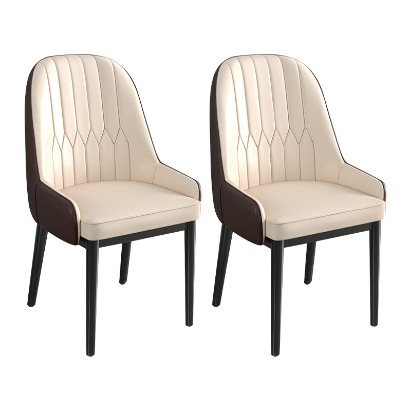 Silla de comedor de estilo escandinavo de metal Parsons Silla auxiliar de comedor para restaurante