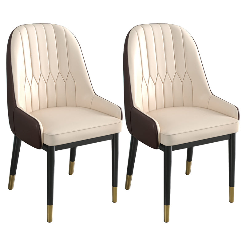 Silla de comedor de estilo escandinavo de metal Parsons Silla auxiliar de comedor para restaurante