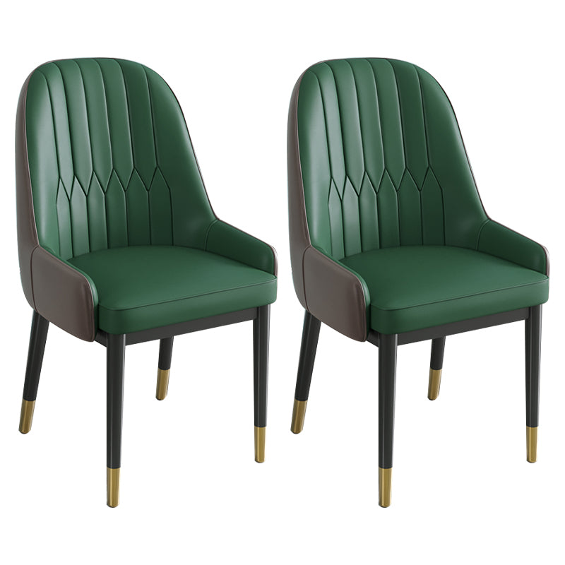 Silla de comedor de estilo escandinavo de metal Parsons Silla auxiliar de comedor para restaurante