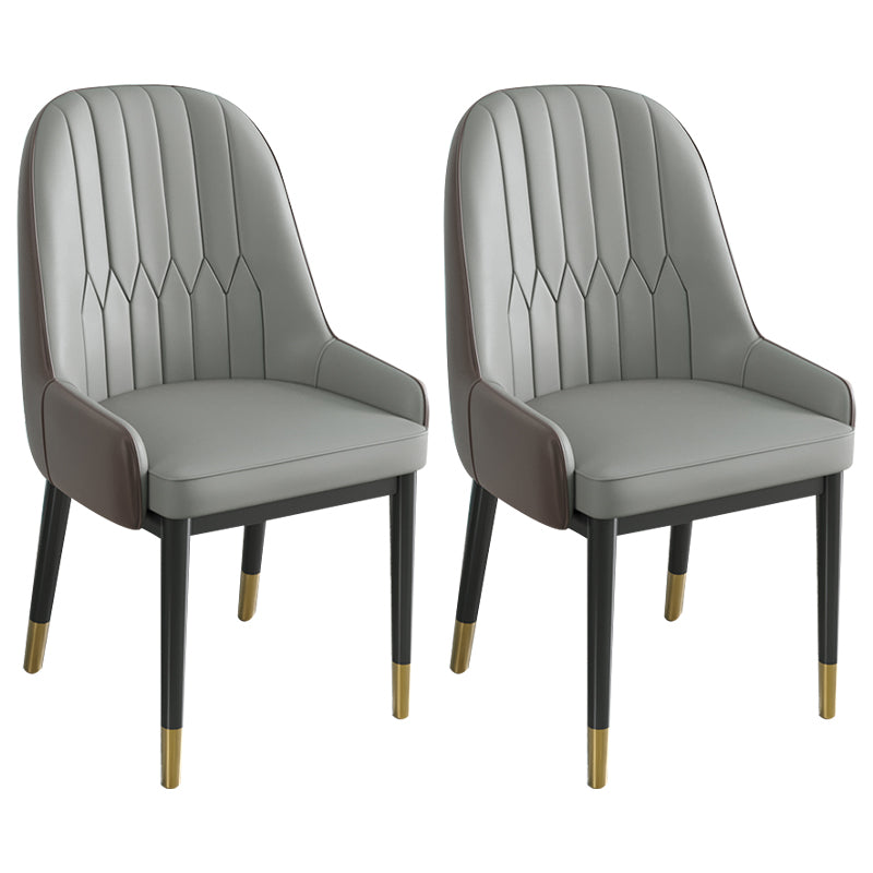 Silla de comedor de estilo escandinavo de metal Parsons Silla auxiliar de comedor para restaurante