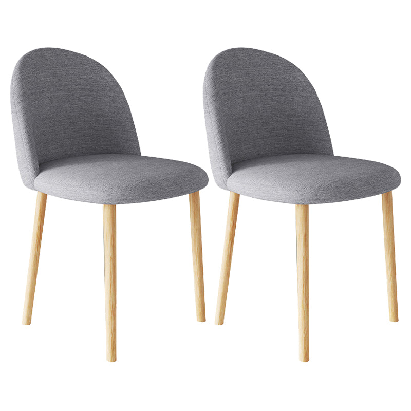Chaise d'appoint contemporaine pour la maison, chaise de salle à manger en métal à dossier Parsons pour un usage domestique