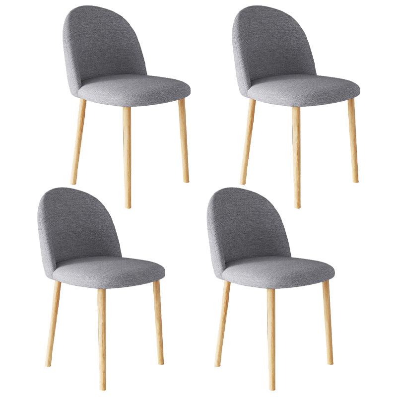 Chaise d'appoint contemporaine pour la maison, chaise de salle à manger en métal à dossier Parsons pour un usage domestique