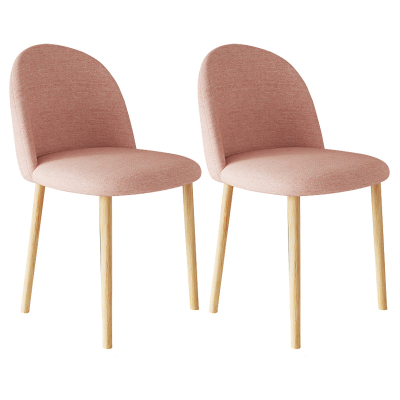 Chaise d'appoint contemporaine pour la maison, chaise de salle à manger en métal à dossier Parsons pour un usage domestique