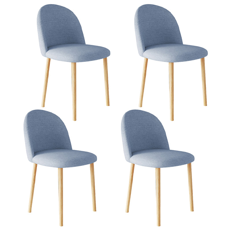 Chaise d'appoint contemporaine pour la maison, chaise de salle à manger en métal à dossier Parsons pour un usage domestique
