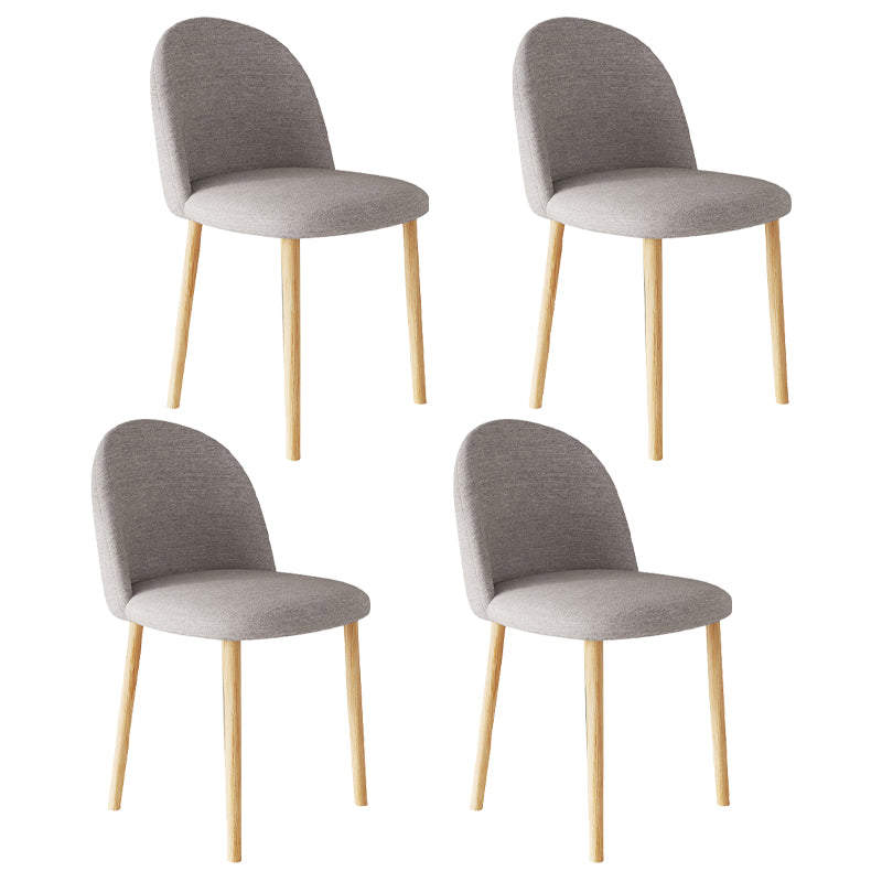 Chaise d'appoint contemporaine pour la maison, chaise de salle à manger en métal à dossier Parsons pour un usage domestique