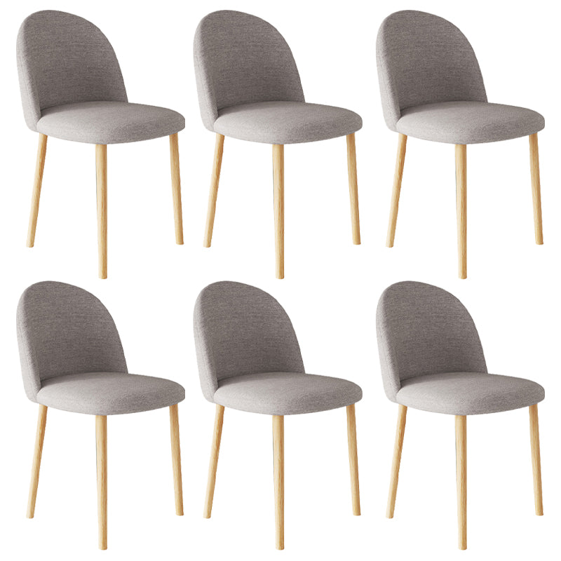 Chaise d'appoint contemporaine pour la maison, chaise de salle à manger en métal à dossier Parsons pour un usage domestique