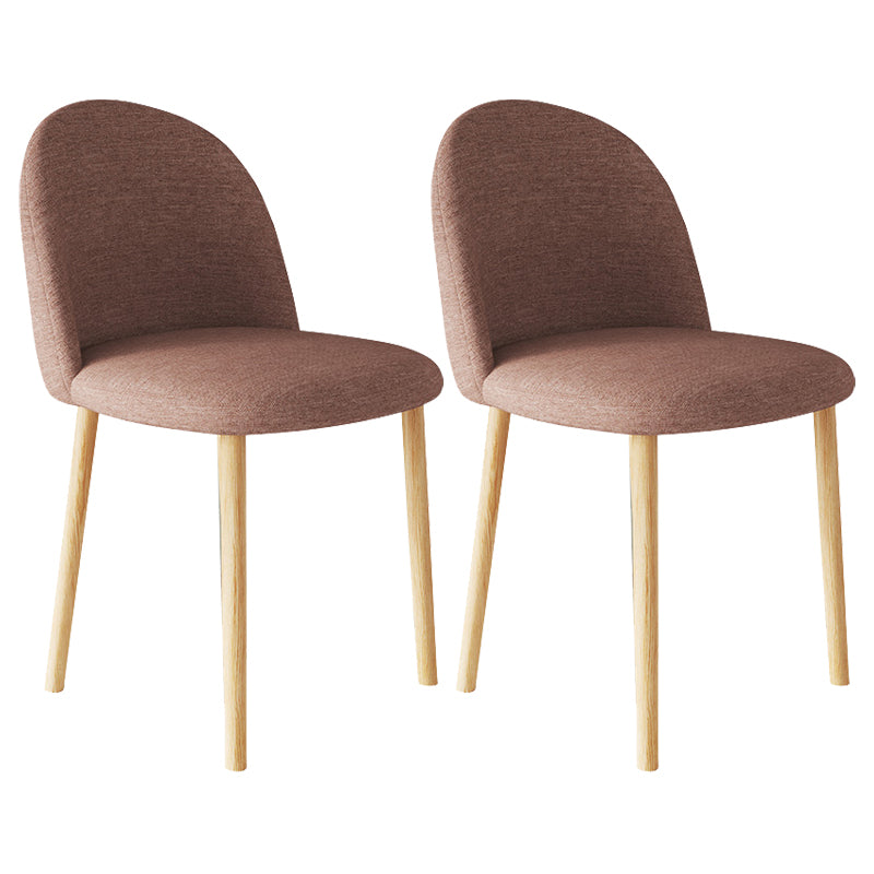 Chaise d'appoint contemporaine pour la maison, chaise de salle à manger en métal à dossier Parsons pour un usage domestique