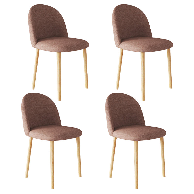 Chaise d'appoint contemporaine pour la maison, chaise de salle à manger en métal à dossier Parsons pour un usage domestique