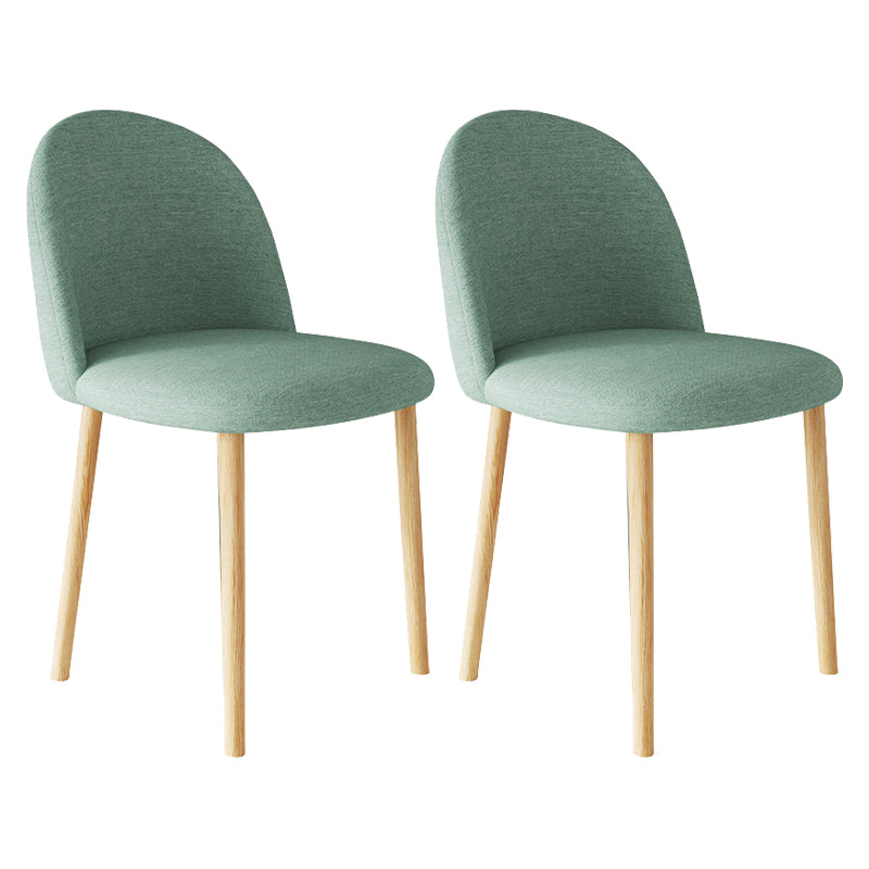 Chaise d'appoint contemporaine pour la maison, chaise de salle à manger en métal à dossier Parsons pour un usage domestique
