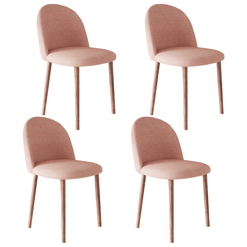 Chaise d'appoint contemporaine pour la maison, chaise de salle à manger en métal à dossier Parsons pour un usage domestique