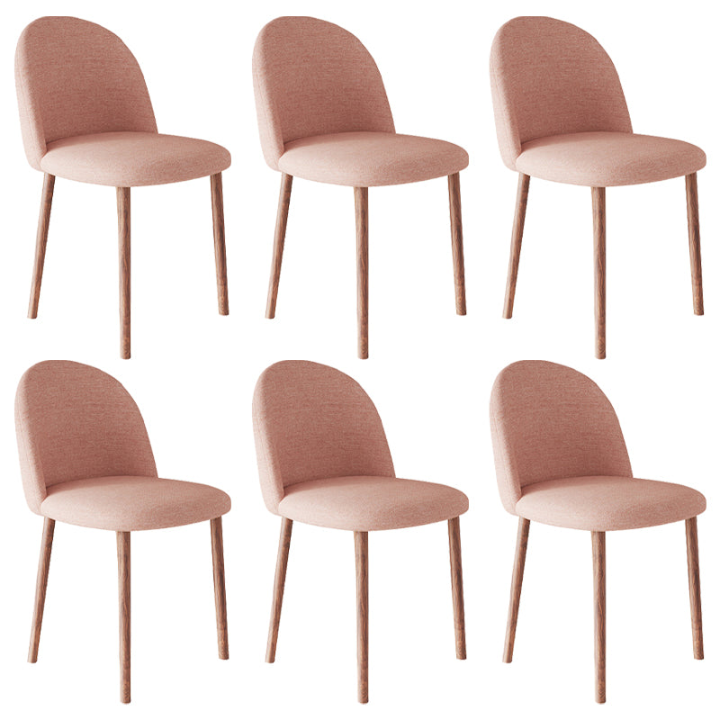 Chaise d'appoint contemporaine pour la maison, chaise de salle à manger en métal à dossier Parsons pour un usage domestique