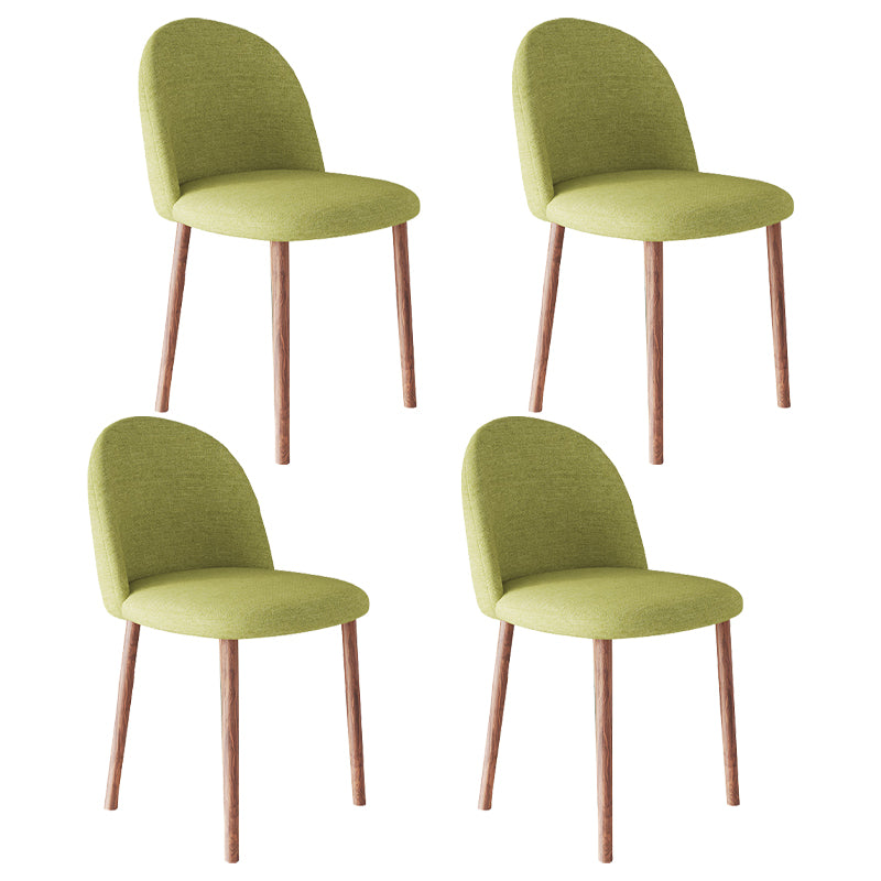 Chaise d'appoint contemporaine pour la maison, chaise de salle à manger en métal à dossier Parsons pour un usage domestique