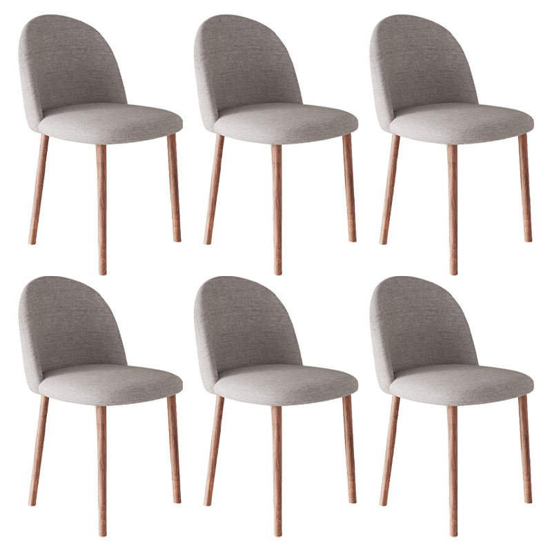Chaise d'appoint contemporaine pour la maison, chaise de salle à manger en métal à dossier Parsons pour un usage domestique
