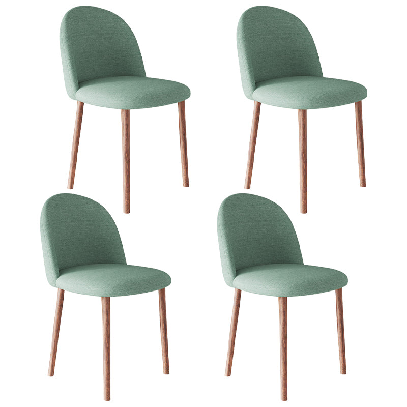 Chaise d'appoint contemporaine pour la maison, chaise de salle à manger en métal à dossier Parsons pour un usage domestique
