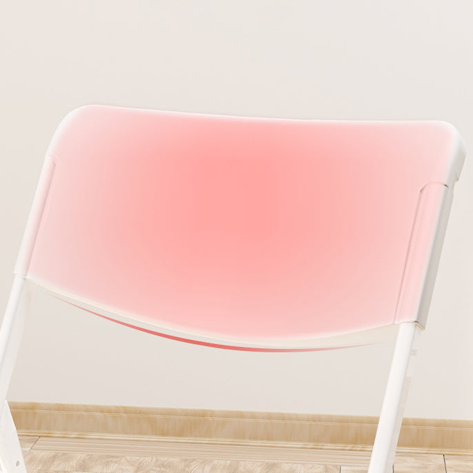 Silla de comedor de metal contemporáneo, silla lateral de comedor con respaldo abierto sin brazos para el hogar