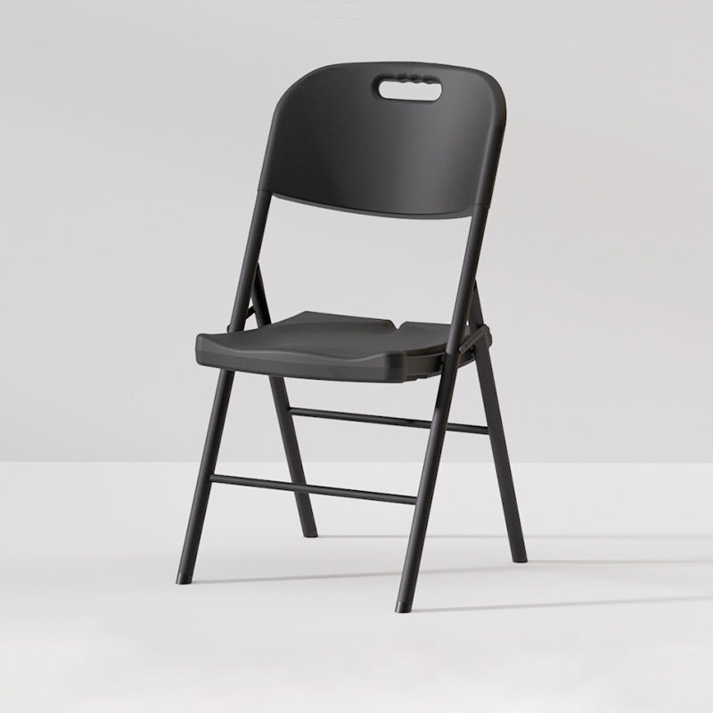 Silla de comedor de metal contemporáneo, silla lateral de comedor con respaldo abierto sin brazos para el hogar
