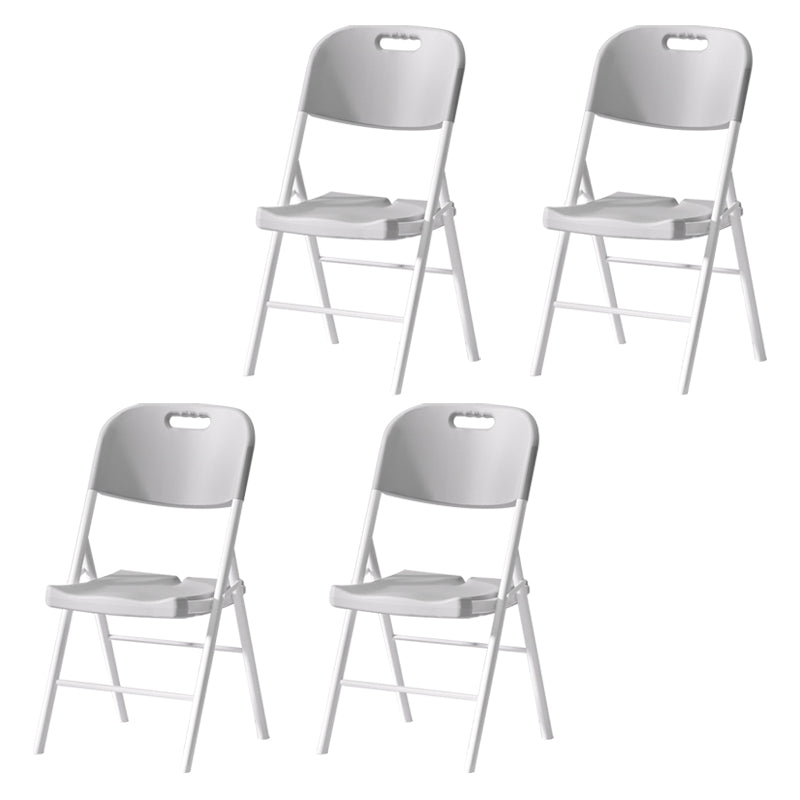 Silla de comedor de metal contemporáneo, silla lateral de comedor con respaldo abierto sin brazos para el hogar