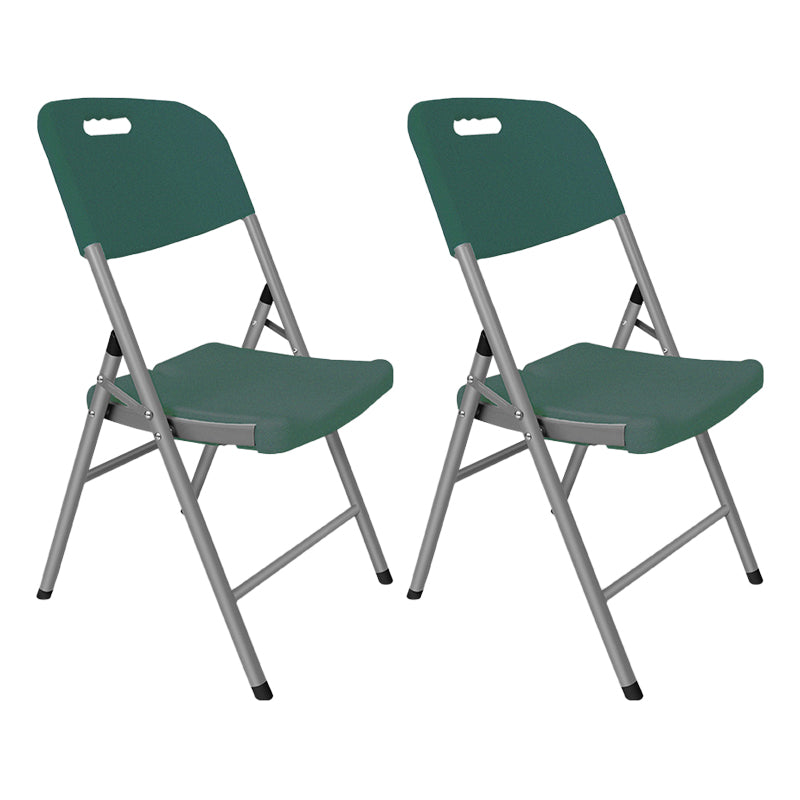 Moderne binnen-outdoor metalen stoel Home Armless Open Back Dining zijstoel