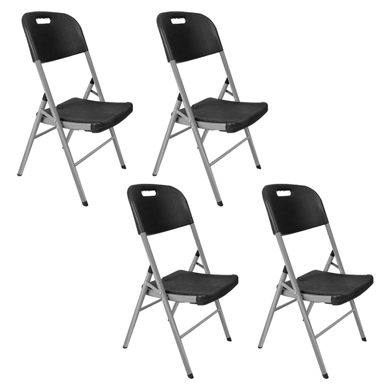 Moderne binnen-outdoor metalen stoel Home Armless Open Back Dining zijstoel