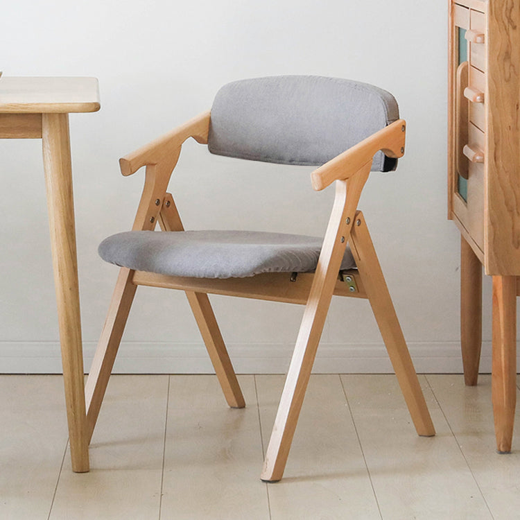 Chaises de salle à manger en bois contemporaines, fauteuil latéral à dossier ouvert, pour usage domestique