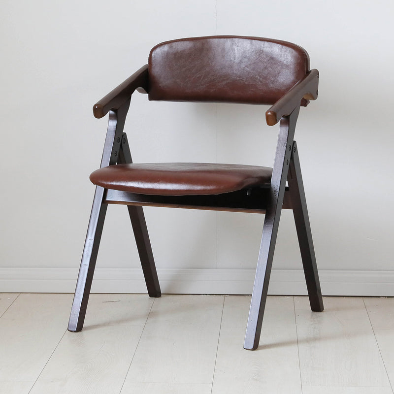 Chaises de salle à manger en bois contemporaines, fauteuil latéral à dossier ouvert, pour usage domestique