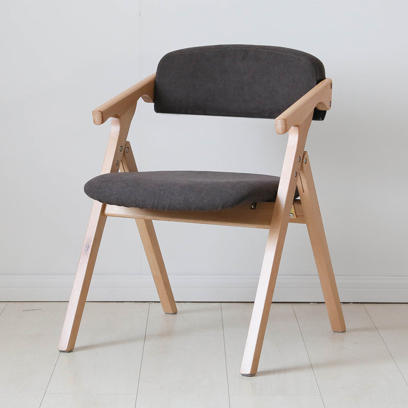 Chaises de salle à manger en bois contemporaines, fauteuil latéral à dossier ouvert, pour usage domestique