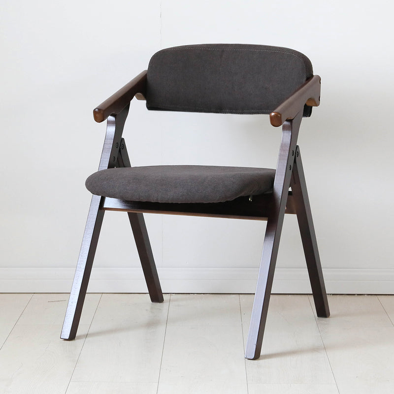 Chaises de salle à manger en bois contemporaines, fauteuil latéral à dossier ouvert, pour usage domestique