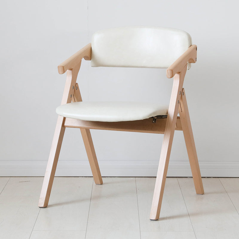 Chaises de salle à manger en bois contemporaines, fauteuil latéral à dossier ouvert, pour usage domestique