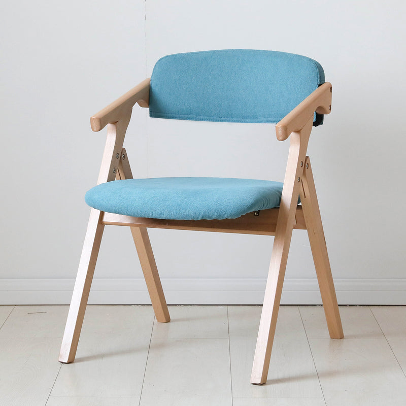 Chaises de salle à manger en bois contemporaines, fauteuil latéral à dossier ouvert, pour usage domestique