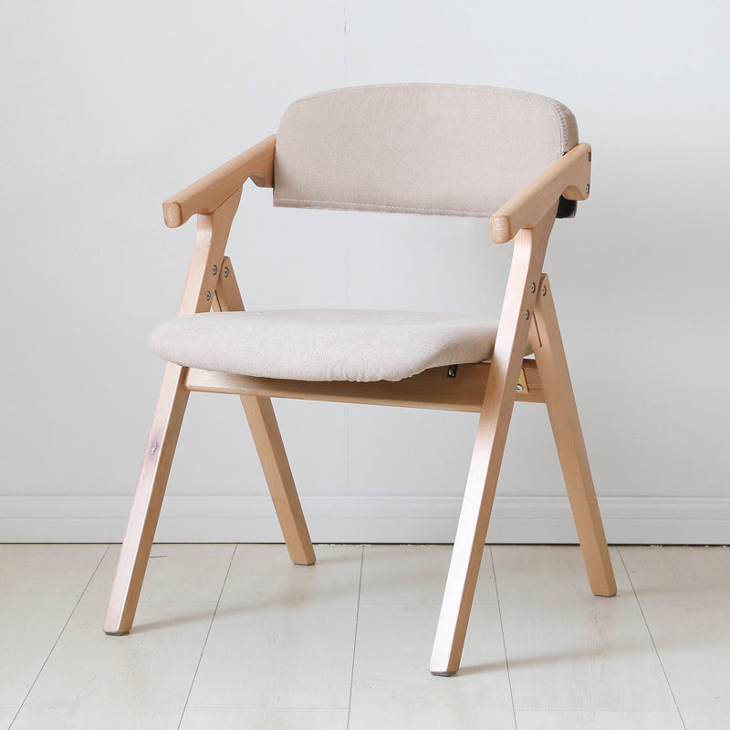 Chaises de salle à manger en bois contemporaines, fauteuil latéral à dossier ouvert, pour usage domestique