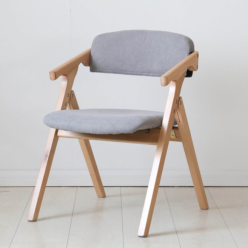 Chaises de salle à manger en bois contemporaines, fauteuil latéral à dossier ouvert, pour usage domestique