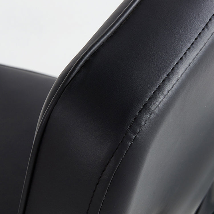 Silla de comedor de estilo industrial sillones abiertos tapizados con patas de metal