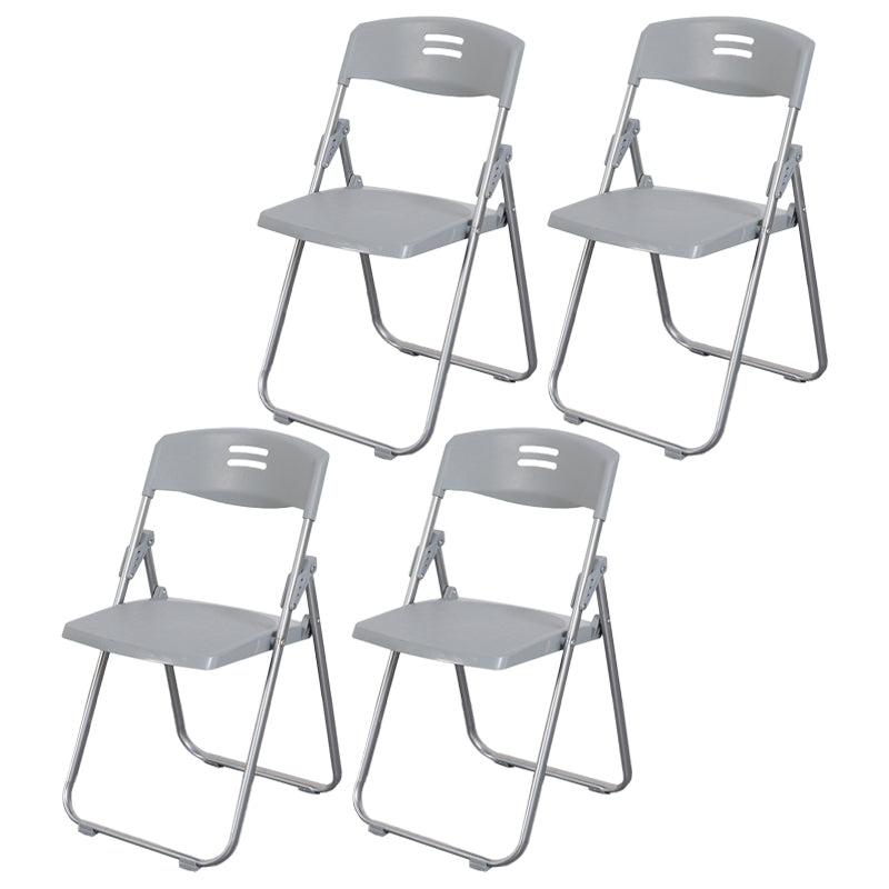 Parte posterior abierta sin brazos de la silla lateral casera plástica del metal contemporáneo que cena la silla lateral