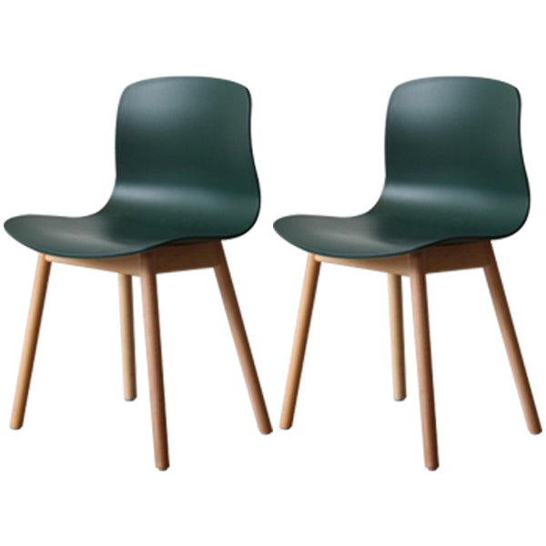 Chaises latérales arrière solides de salle à manger de cuisine de chaise en bois de hêtre de style moderne