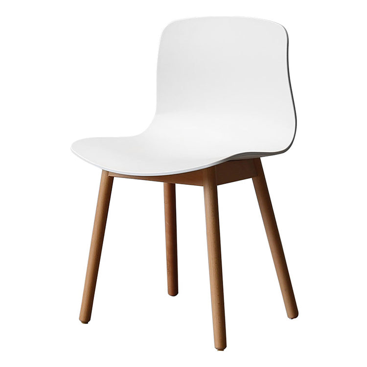 Chaises latérales arrière solides de salle à manger de cuisine de chaise en bois de hêtre de style moderne