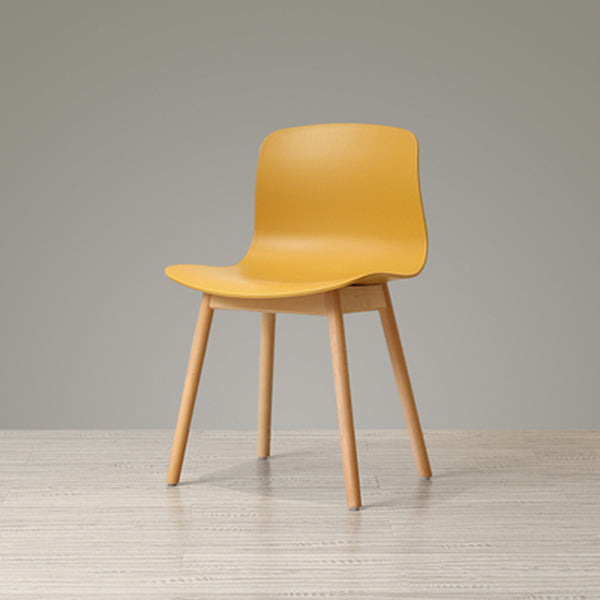 Chaises latérales arrière solides de salle à manger de cuisine de chaise en bois de hêtre de style moderne