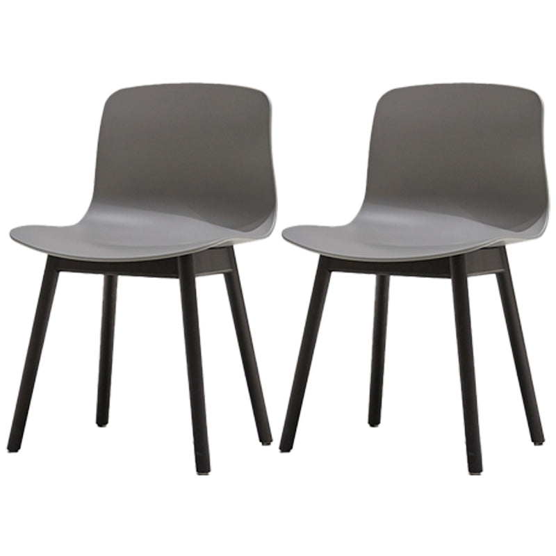 Chaises latérales arrière solides de salle à manger de cuisine de chaise en bois de hêtre de style moderne