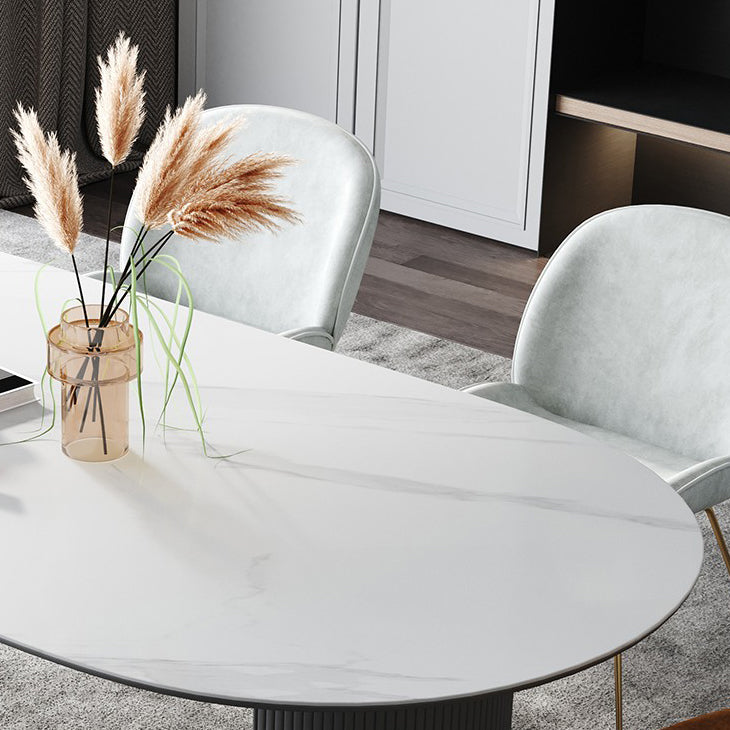 Metaal eigentijdse gratis vorm binnen tafel gesinterde stenen boventafel voor eetkamer