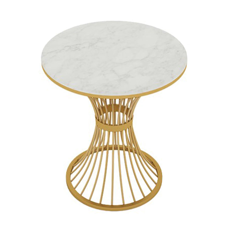 Gesinterde steen witte eettafel Luxe stijl vaste tafel voor eetkamer