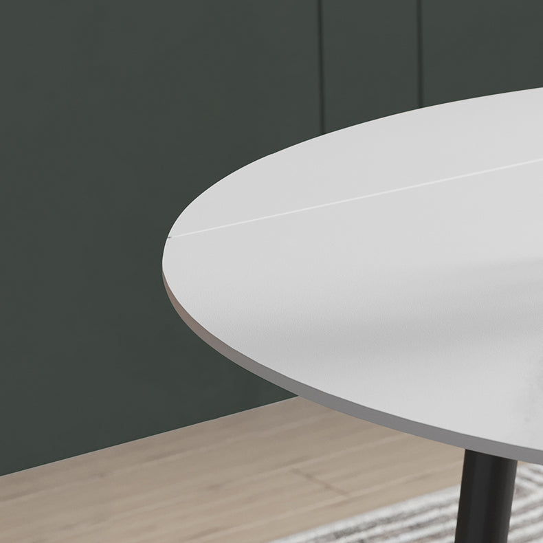 Extendable Luxury Dining Table Adjustable Sintered Stone Top Table with 4 Legs