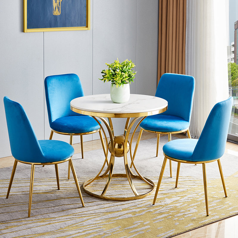 Ronde tafel Dinettetafel Traditionele luxe eetkamertafel voor binnen
