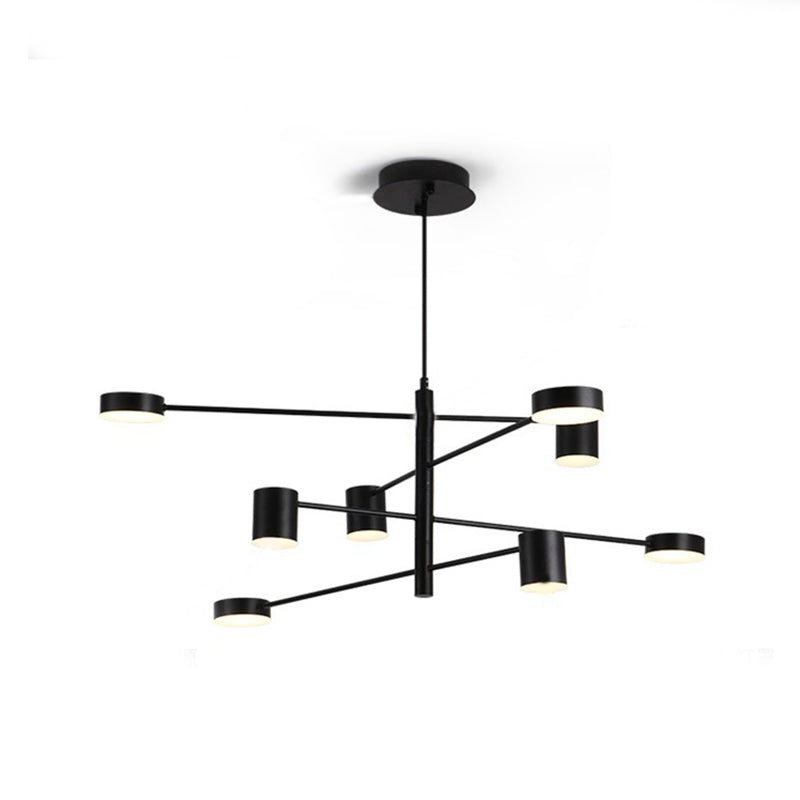 Moderne stijl LED kroonluchter licht Multi Light Metal hanglamp voor woonkamer