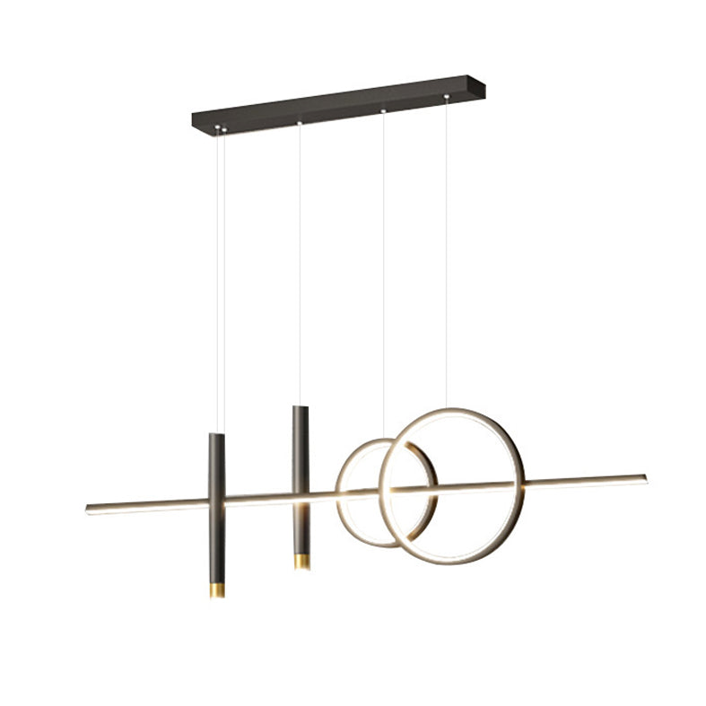 Linear Isola Lighting Acrilic Contemporary Simplicity Fishings a sospensione per il ristorante