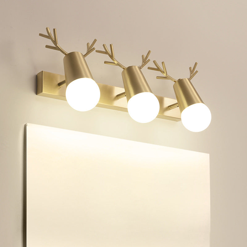 Lampade a sconde Golden Postmodern Lampada a parete multipla per soggiorno camera da letto