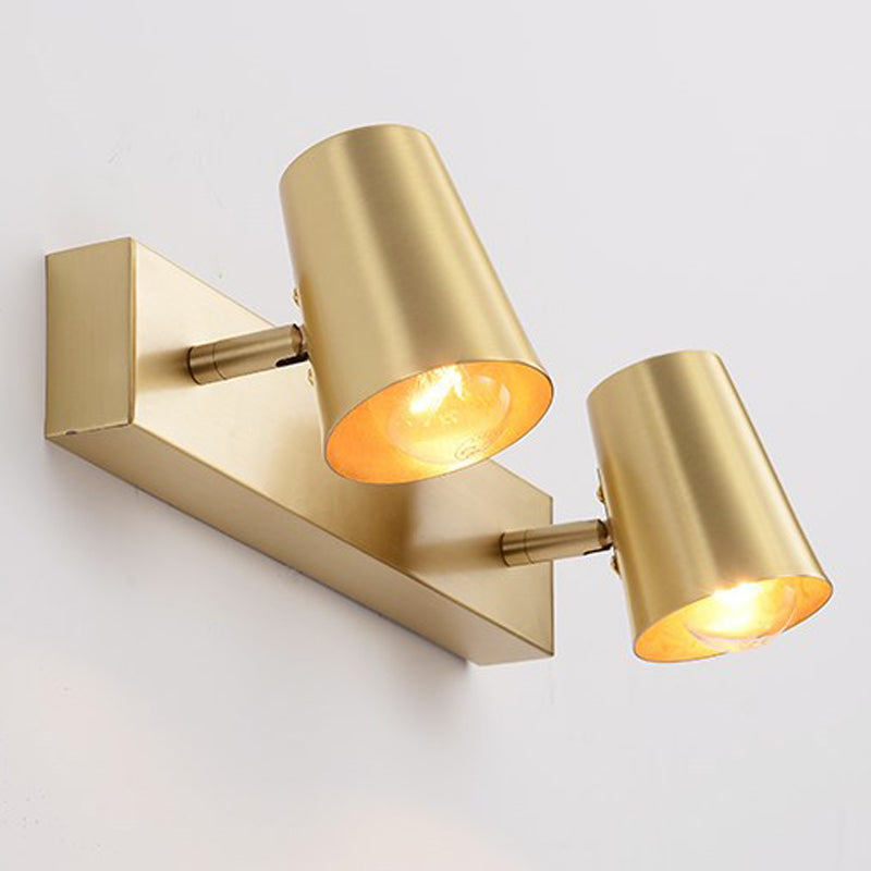 Lampade a sconde Golden Postmodern Lampada a parete multipla per soggiorno camera da letto