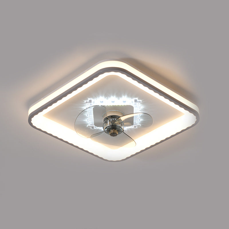 Acryl -geometrische Formlüftungslampe zeitgenössische LED -LED -Deckenleuchte