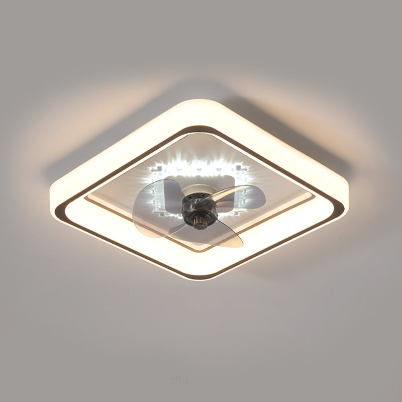 Acryl -geometrische Formlüftungslampe zeitgenössische LED -LED -Deckenleuchte