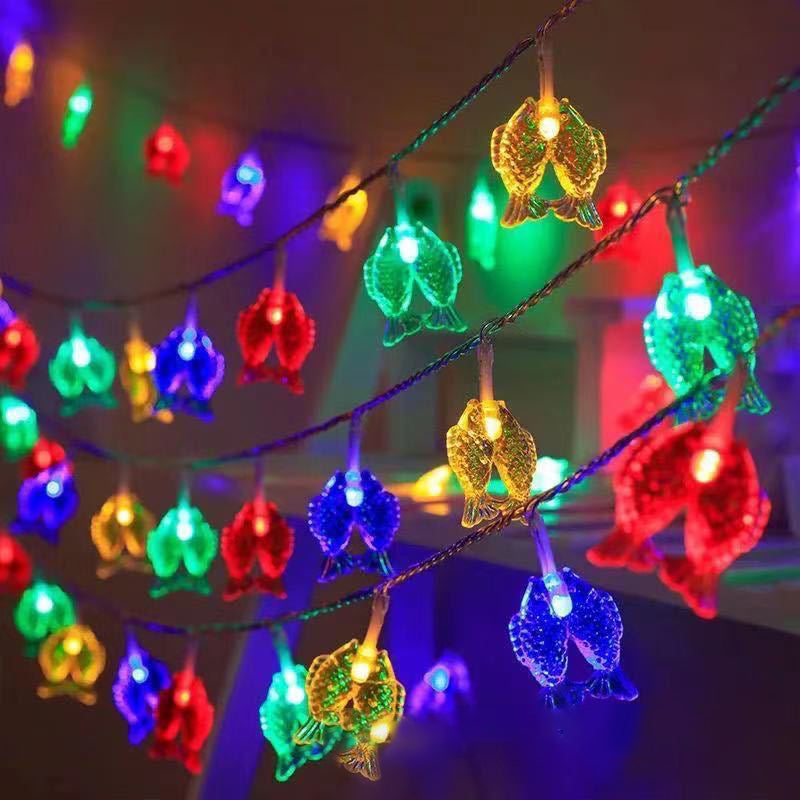 Lantern LED String Light Decorative Plastic Indoor New Year Festive Light