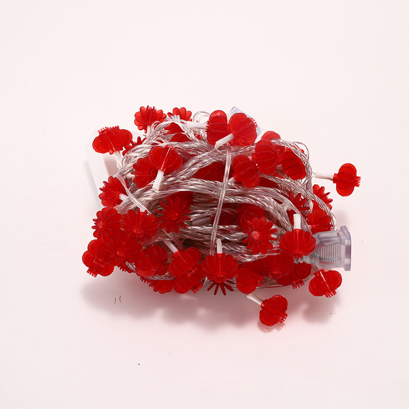 Lantern LED String Light Decorative Plastic Indoor New Year Festive Light